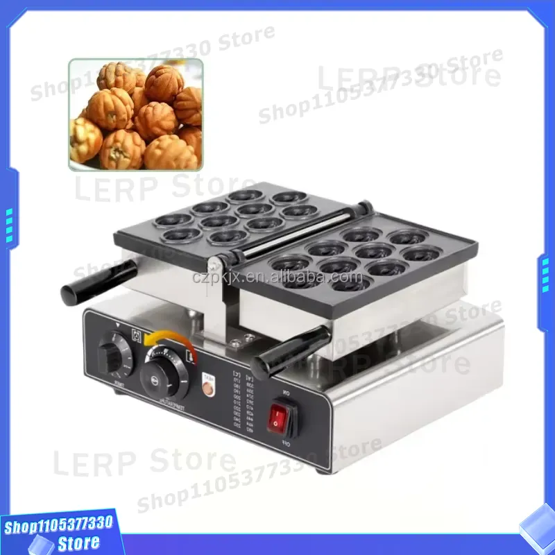 Food Snacks Restaurant - 業務用くるみ型パン製造機 110V 220V 韓国スナッククリスプ製造機 ホテル・レストラン・ベーカリー設備用食品機器