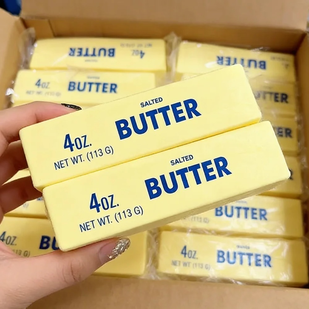 Food Or Snacks - バタースクイッシー、タバススクイッシーおもちゃ、抗ストレススクイーズトイ、バターチョコレートフィジェットトイ、ソフトセンサリーフードスクイッシーおもちゃギフト
