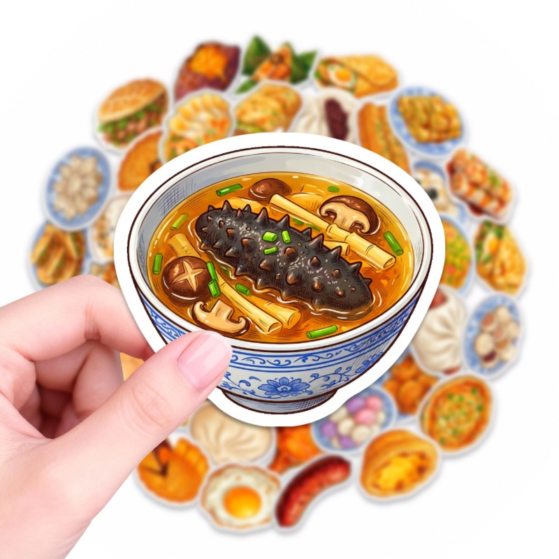 50枚入り中華料理ダイアリー、重複なしの中華ブランチスナック - Food Or Snacks のレビューと価格