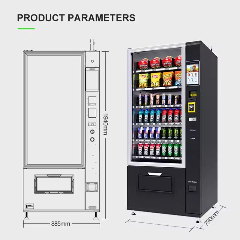 定番のコンボ自動販売機、食品・スナック・飲料用冷蔵庫付き自動 - Food Drink Snacks のレビューと価格