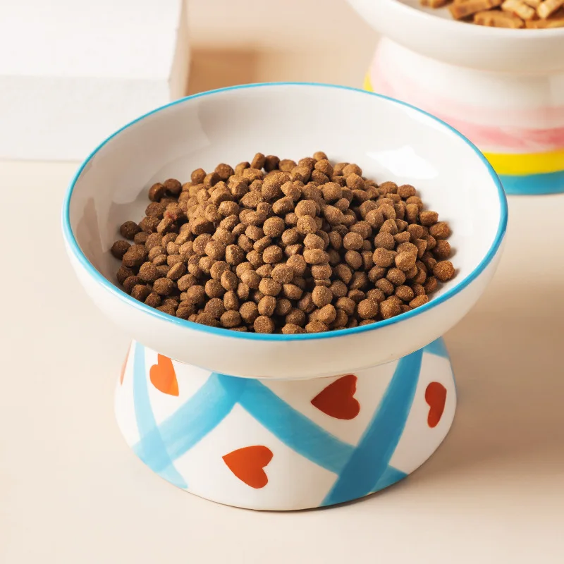 猫用高さのあるセラミックボウル ペットフード・水・スナック用 - Food Snacks To Eat のレビューと価格
