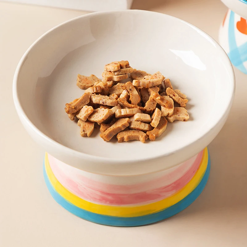 猫用高さのあるセラミックボウル ペットフード・水・スナック用 - Food Snacks To Eat のレビューと価格