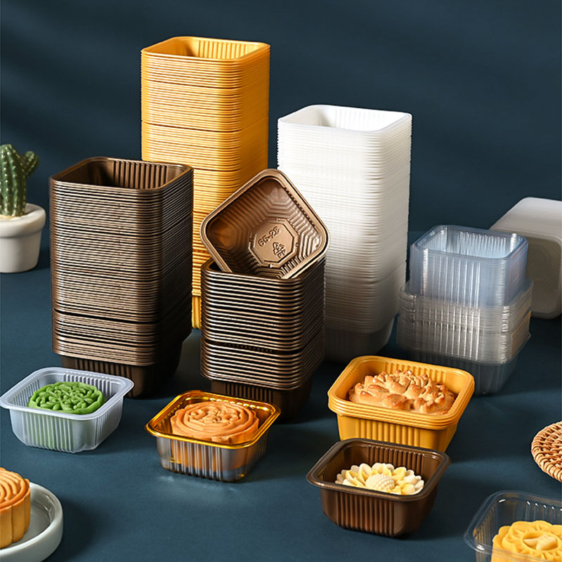 100 個月餅プラスチックトレイ PET ペストリーケーキ卵 - Food Or Snacks のレビューと価格