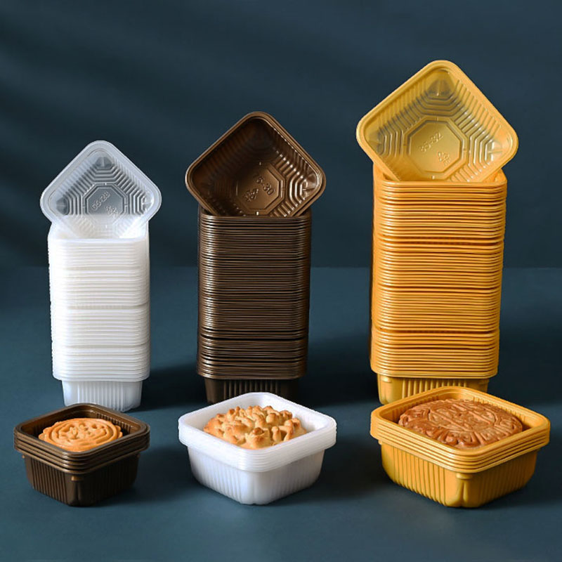 100 個月餅プラスチックトレイ PET ペストリーケーキ卵 - Food Or Snacks のレビューと価格