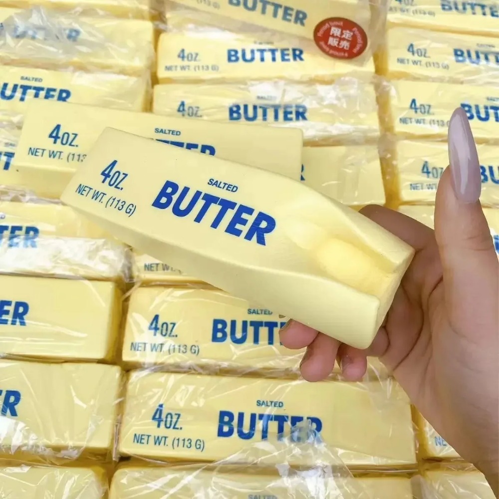 バタースクイッシー、タバススクイッシーおもちゃ、抗ストレスス - Food Or Snacks のレビューと価格